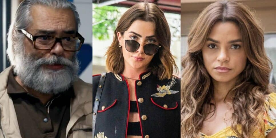 Montez, Chiara e Brisa em cenas de Travessia (Foto: Reprodução / Globo)