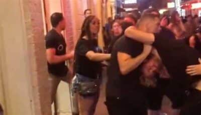Estrela do UFC arruma briga e apaga homem no meio da rua (Foto: Reprodução)