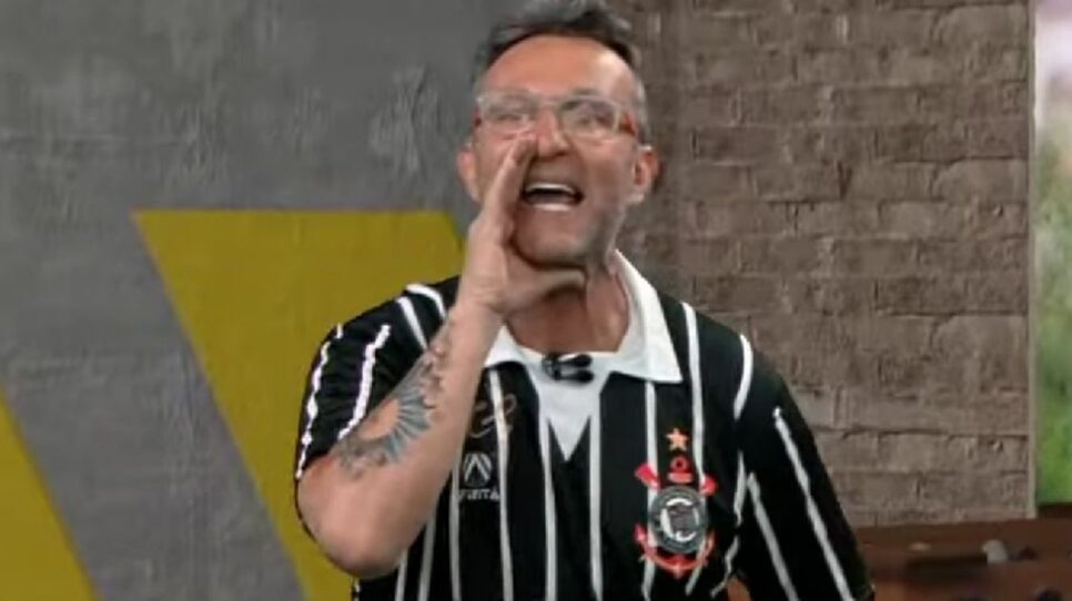 Neto perde a paciência e acaba com o Corinthians ao vivo (Foto: Reprodução)