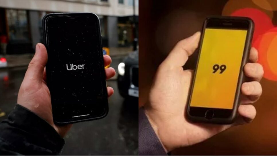 Descubra qual é a média salarial de um motorista da Uber e da 99 (Fotos: Reprodução/Montagem)
