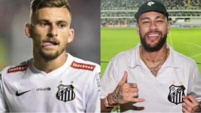 Imagem do post Com presença ilustre de Neymar, Santos não alavanca e Lucas Lima entrega cobrança feita pelo craque do PSG