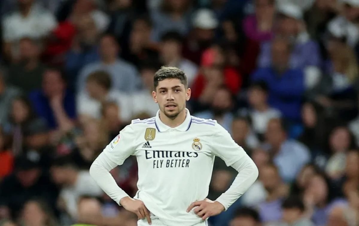 Valverde na derrota do Real Madrid para o Villarreal (Foto: Isabel Infantes/Reuters)