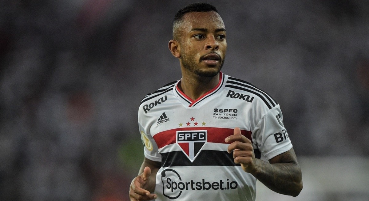 Wellington atua pelo São Paulo (Foto: Reprodução/ SPFC)