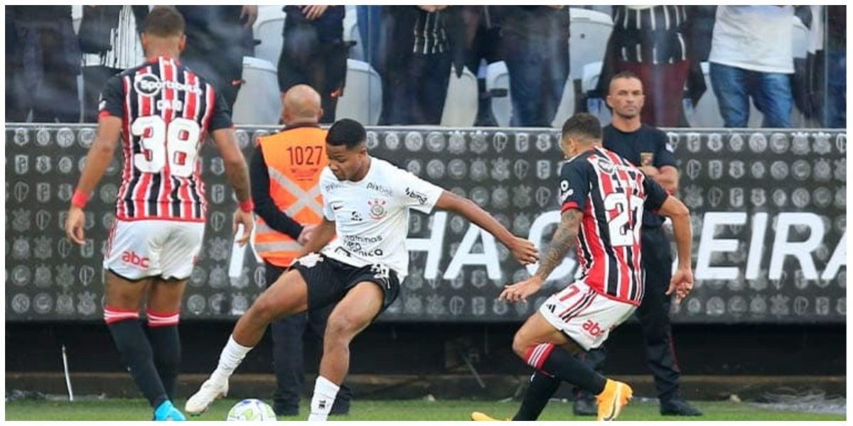 Corinthians e São Paulo se enfrentaram pelo Brasileirão (Imagem Reprodução Internet)