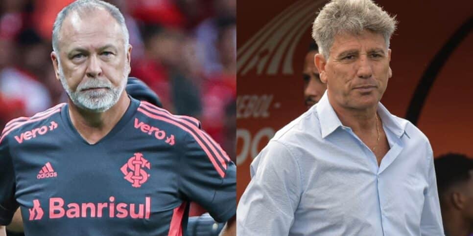 Técnicos de Grêmio e Internacional sofrem com pressão por clássico (Imagem Reprodução Internet)