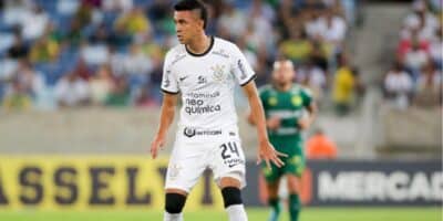 Jogador Víctor Cantillo em campo pelo Corinthians (Foto: Reprodução)