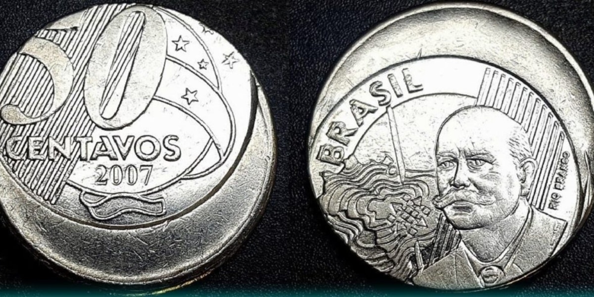 moedas de R$0,50 podem valer uma fortuna (Imagem Reprodução Internet)