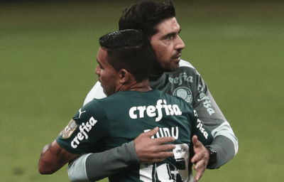 Imagem do post Abel Ferreira fala sobre situação de Dudu no Palmeiras e afirma que jogador precisa descansar