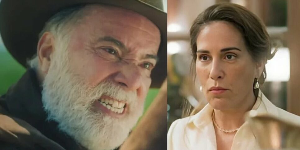 Antônio e Irene em Terra e Paixão (Foto: Reprodução / Globo)