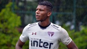 O jogador Arboleda (Foto: Reprodução/ SPFC)