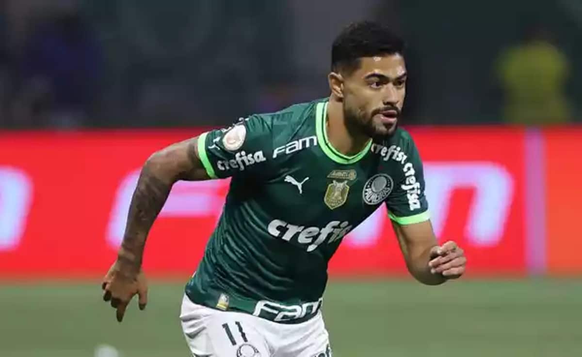 Bruno Tabata do Palmeiras teve gol marcado contra o Fortaleza (Foto: Reprodução/ SE Palmeiras)