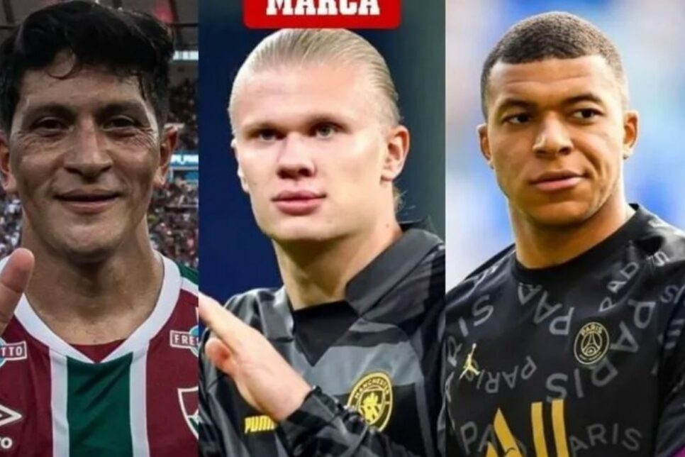 Cano, do Fluminense, é destacado em publicação ao lado de Halaand e Mbappé