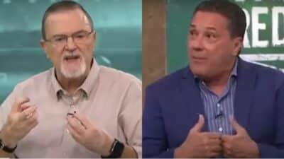 Chico Lang vaza salario de Luxemburgo (Fotos: Reprodução/ Gazeta Esportiva/ TV Gazeta/ Montagem)