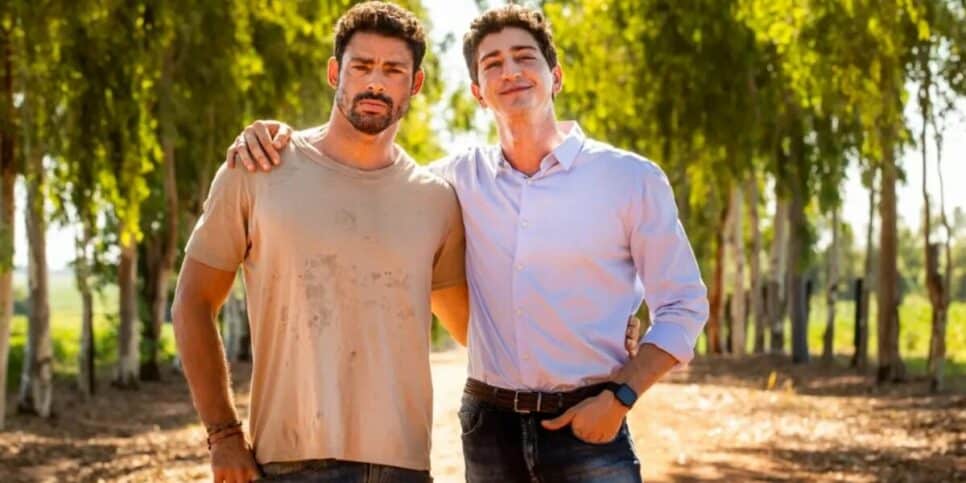 Caio e Daniel em Terra e Paixão (Foto: Reprodução / Globo)