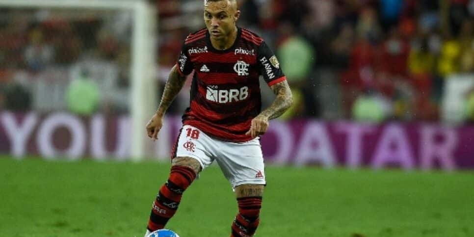 Cebolinha joga no Flamengo (Foto: Marcelo Cortes / Flamengo)