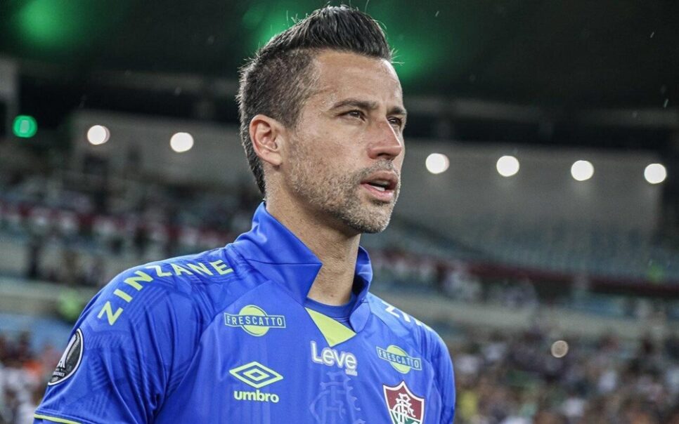Tricolor O goleiro Fábio, do Fluminense (Foto: Reprodução/ Marcelo Gonçalves/ Fluminense)