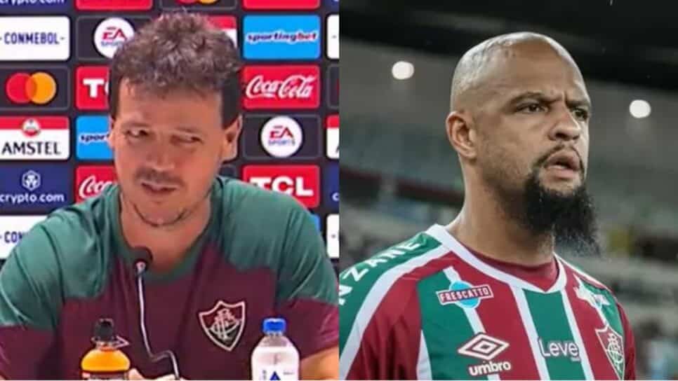 Fernando Diniz e Felipe Melo