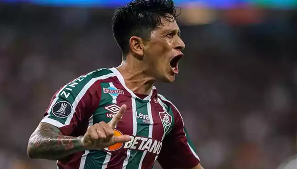 G. Cano marcou 3 gols pelo Fluminense contra o River Plate na Libertadores