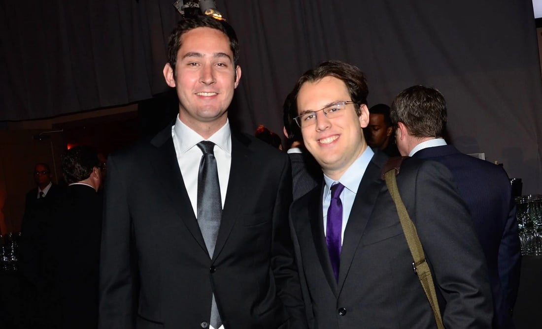 Os fundadores do Instagram: Kevin Systrom e o brasileiro Mike Krieger (Foto: Reprodução/ Instagram)