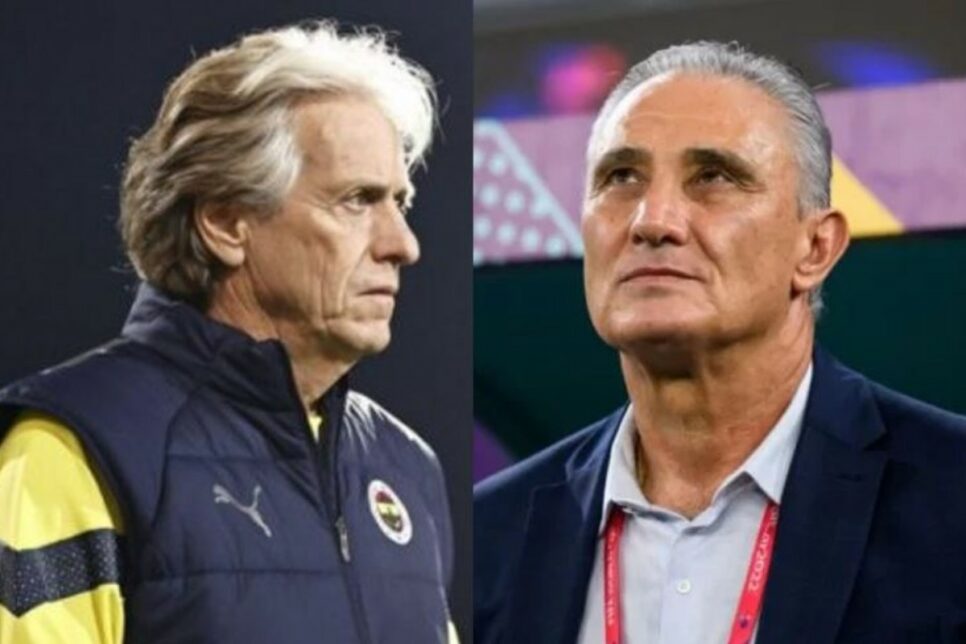 Os técnicos Jorge Jesus e Tite