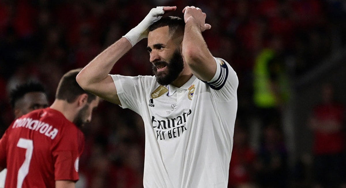 Karim Benzema também pode estar fora da partida da La Liga (Foto: Reprodução/ Getty Images)