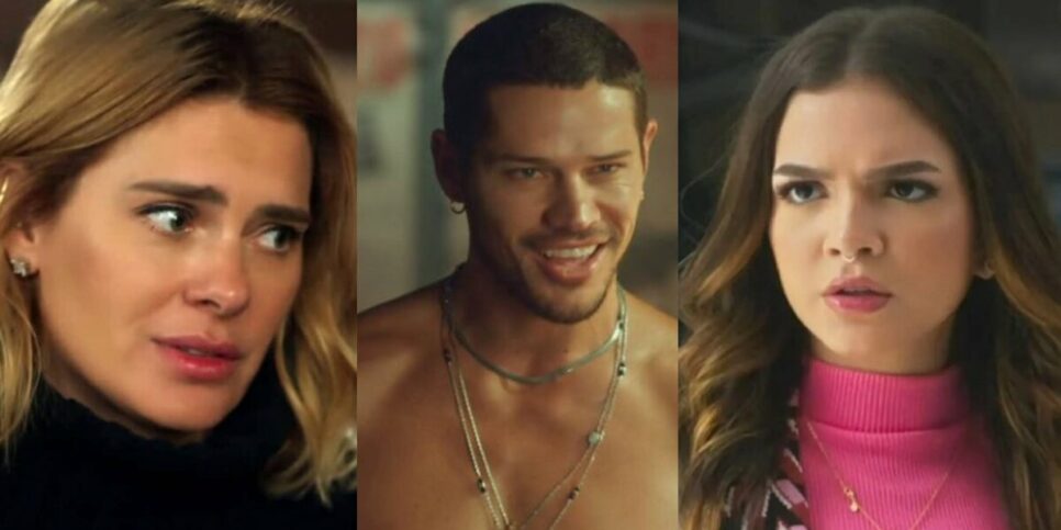 Lumiar, Lui e Guiga em cenas de Vai na Fé (Foto: Reprodução / Globo)