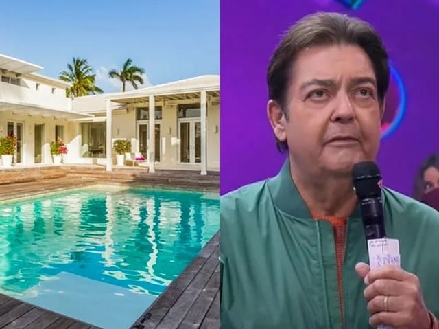 Faustão tem piscina privativa (Foto: Reprodução / Internet)