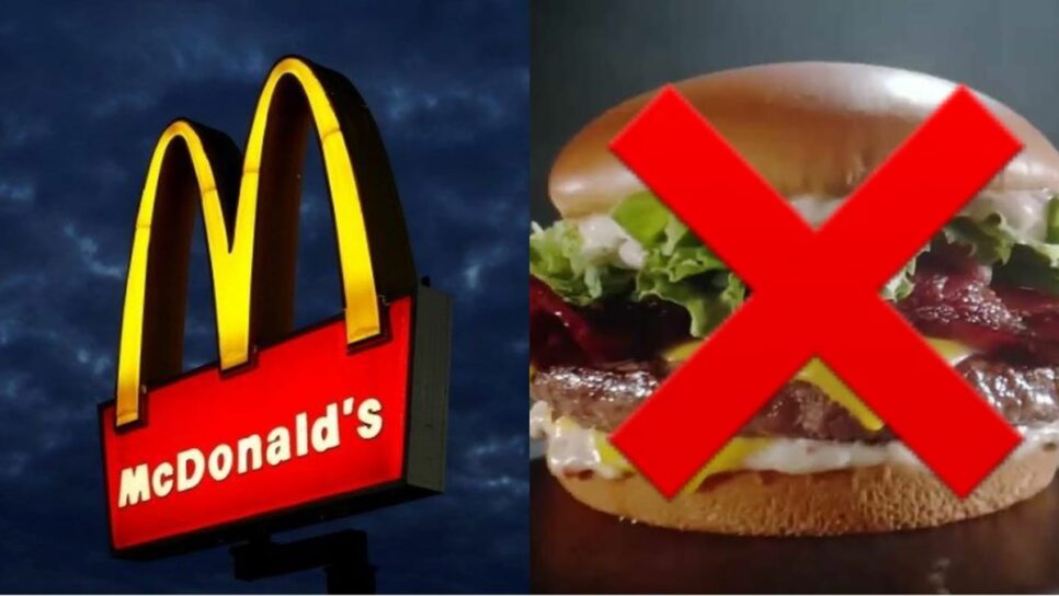 Símbolo do McDonald's e Lanche que saiu de linha do cardápio (Foto: Reprodução/ Internet/ Divulgação/ Montagem)