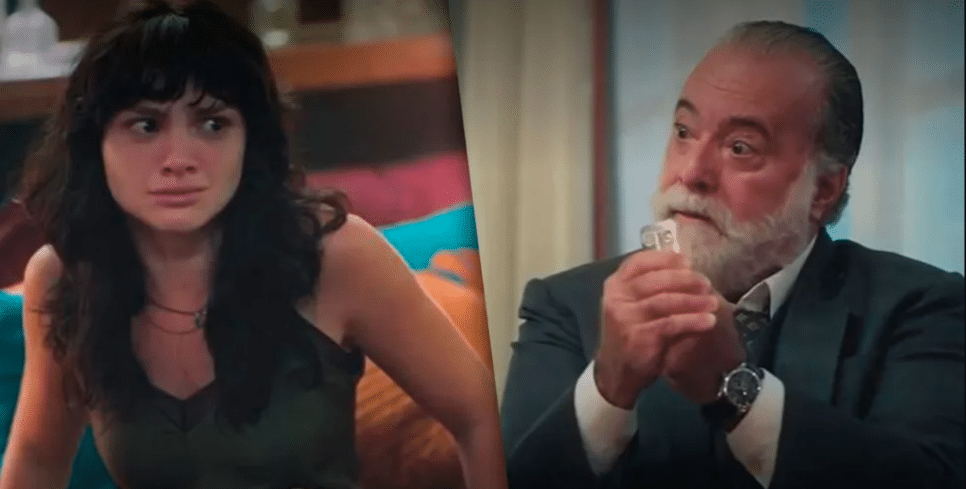 Terra e Paixão: Antônio não se segura e humilha filha (Foto: Reprodução)