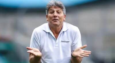 Imagem do post Renato Gaúcho cobra na ‘cara larga’ diretoria do Grêmio em coletiva e ativa modo sincerão: “Se não gastar…”