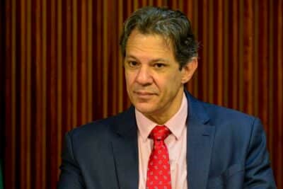 Ministro da Fazenda, Fernando Haddad, durante reunião ministerial, no Palácio do Planalto (Foto: Marcelo Camargo/Agência Brasil)