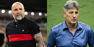 Imagem do post Sampaoli recebe alerta de Renato e recado chamou a atenção dos torcedores do Flamengo: “O tempo passa”