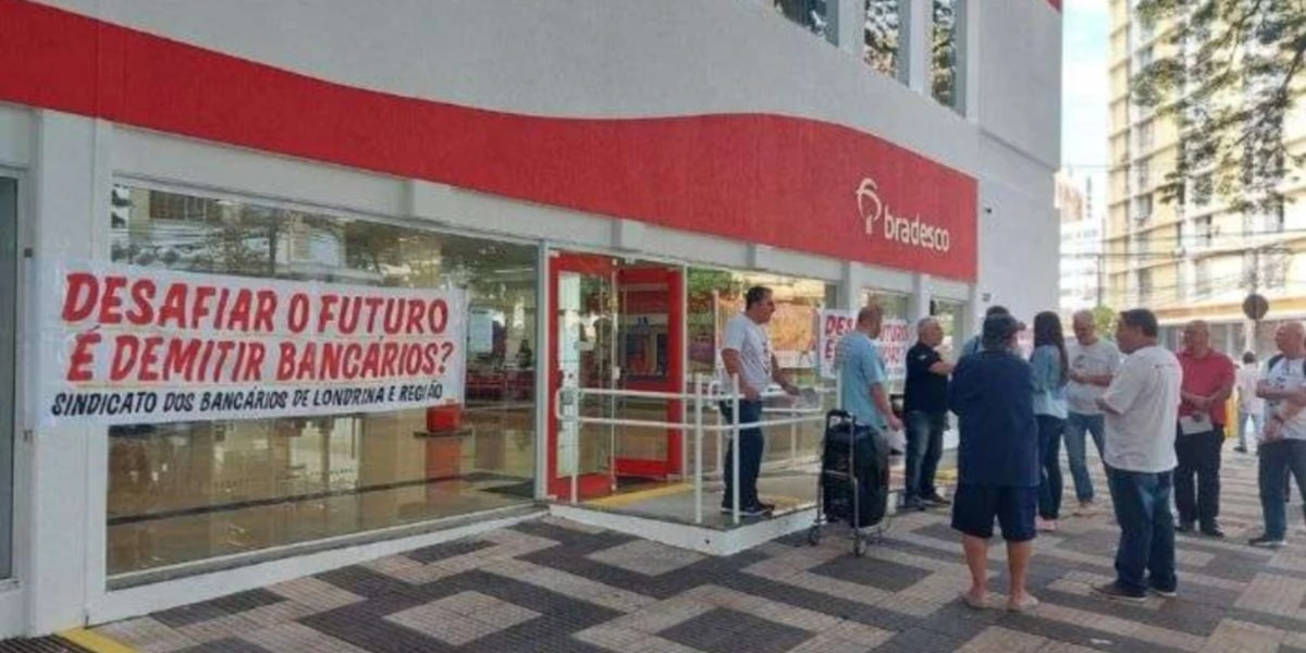 Atitude do Bradesco causa revolta (Imagem Reprodução Internet)