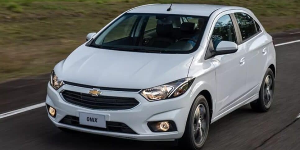 Chevrolet Onix é desbancado na lista dos carros mais vendidos de maio (Imagem Reprodução Internet)