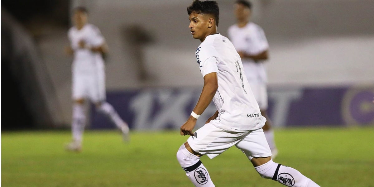 Weslley Patati, jogador do Santos (Imagem Reprodução Internet)