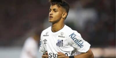 Weslley Patati, jogador do Santos (Imagem Reprodução Internet)