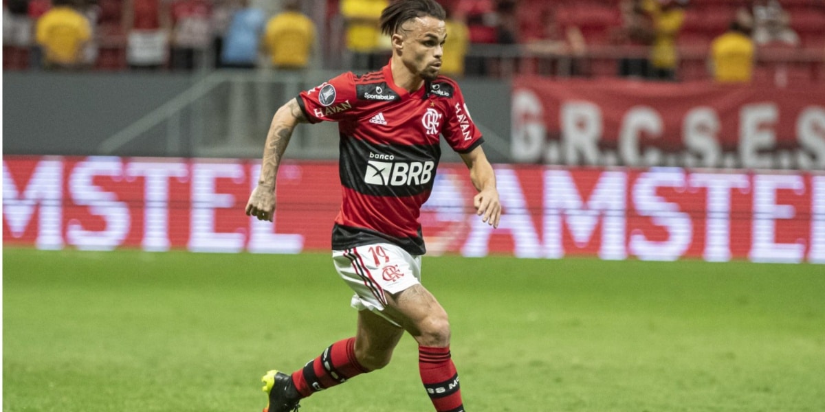 Michael, quando jogava no Flamengo (Imagem Reprodução Internet)