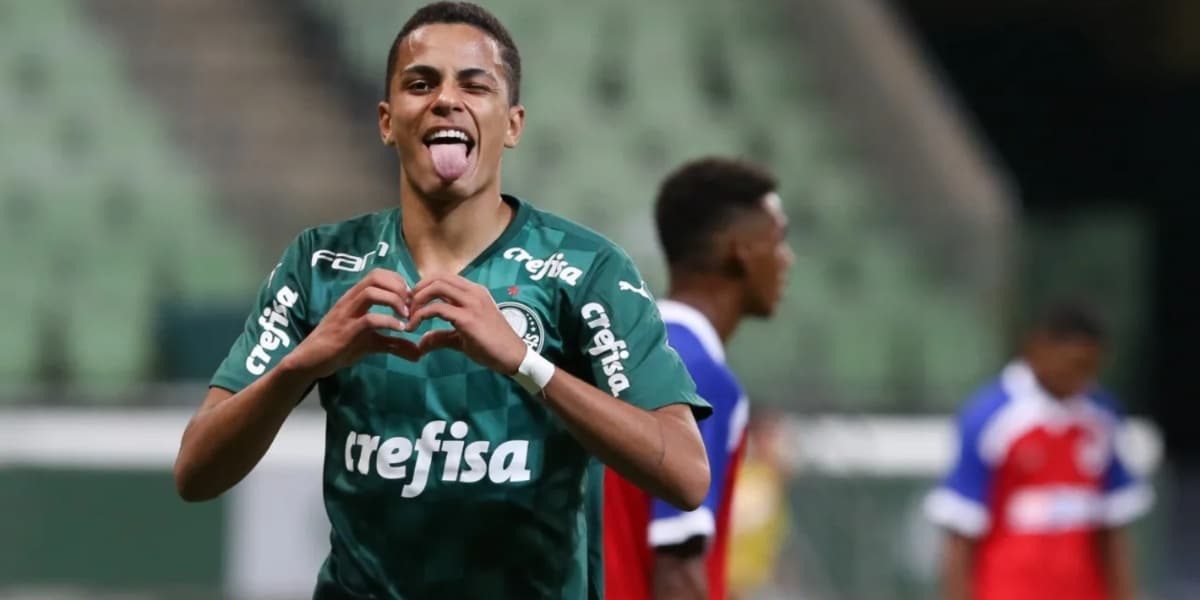 Giovani, jogador revelado na base do Palmeiras (Imagem Reprodução Internet)