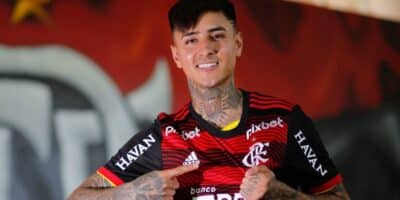 Erick Pulgar, jogador do Flamengo (Imagem Reprodução Internet)