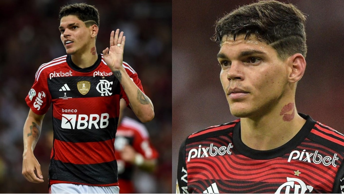 Ayrton Lucas está sendo visado no exterior e Roma quer tirá-lo do Flamengo (Fotos: Reprodução/ Instagram/ CRF/ Montagem)