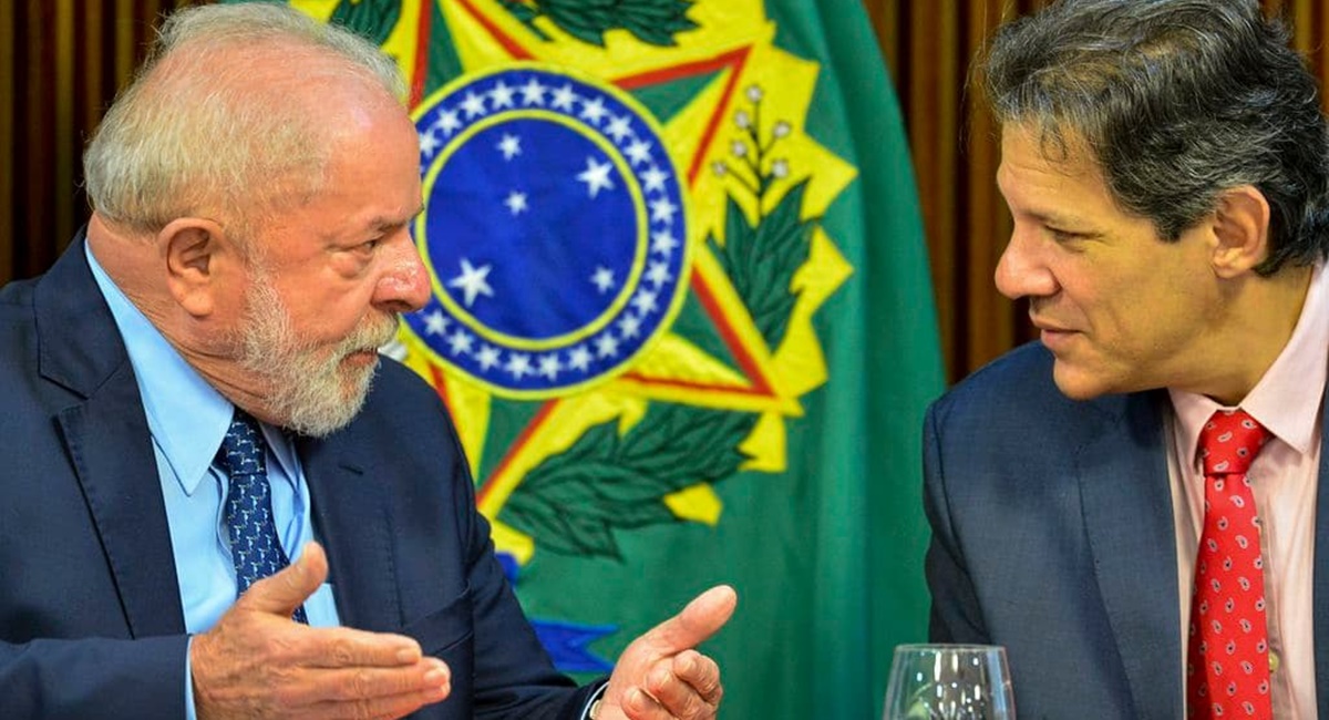 Presidente Lula, do Governo Federal, e Ministro da Fazenda, Fernando Haddad (Foto: Reprodução/ Marcelo Camargo/ Ag. Brasil)