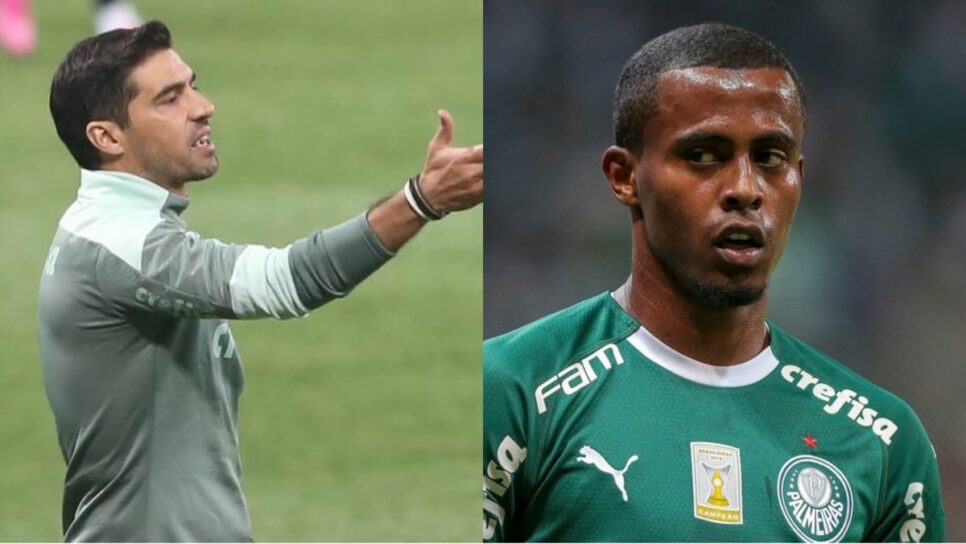 Abel Ferreira e Carlos Eduardo (Fotos: Reprodução/ SE Palmeiras/ Montagem)