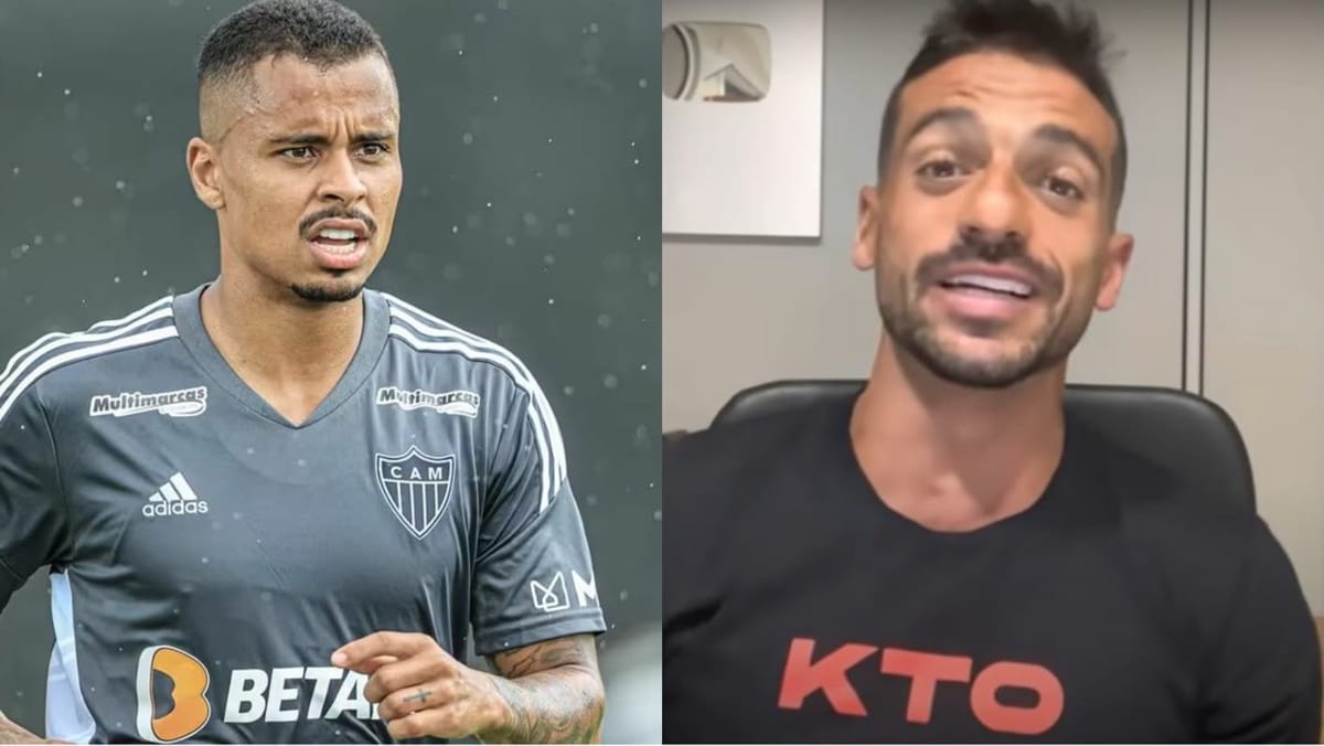 Allan tem notícia dada por Venê Casagrande sobre bastidores de negociação do Atlético Mineiro e Flamengo (Fotos: Reprodução/ Pedro Souza/ YouTube/ Montagem)