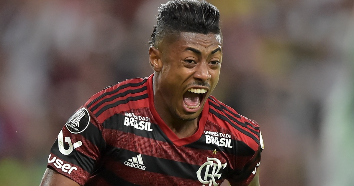 Bruno Henrique atuando pelo Flamengo (Foto: Reprodução/ Thiago Ribeiro/ AGIF)