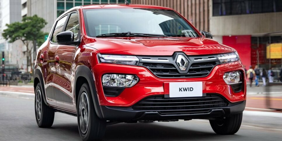 veículo Renault Kwid está entre os carros populares mais baratos