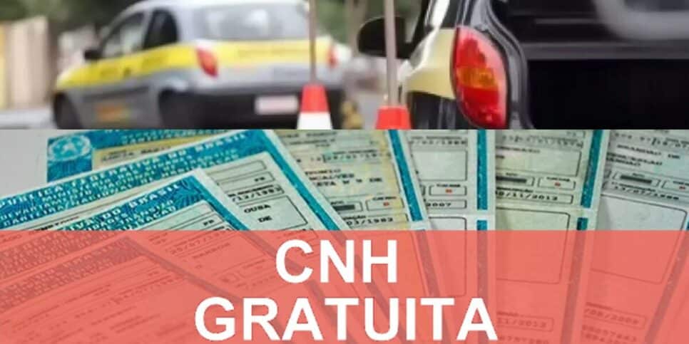 Renovação da CNH pode se tornar gratuita (Foto: Reprodução / Internet / Montagem HoraDoBenefício)