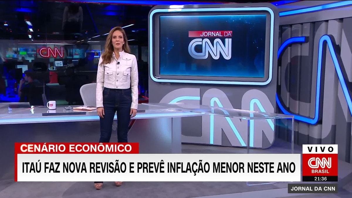 Jornalista da CNN Brasil revela projeção feita na esconomia pelo banco Itaú Fachada de agência do Banco Itaú (Foto: Reprodução/ CNN Brasil/ Internet)