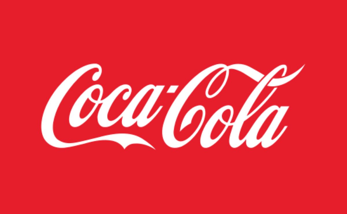 Logo da famosa marca de refrigerante Coca-Cola