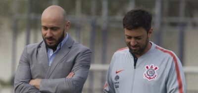 Alessandro e Duilio fazem parte do comando do Corinthians (Foto: Agência Corinthians)