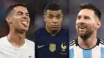 Cristiano Ronaldo, Mbappé e Messi (Foto: Reprodução/ Getty Images/ Montagem)